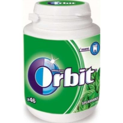 Orbit spearmint plastic bottle