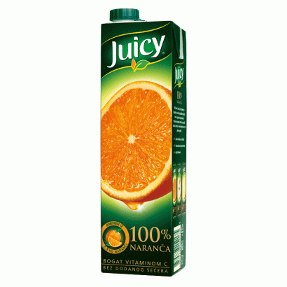 Sok juicy narandža 100% 1l