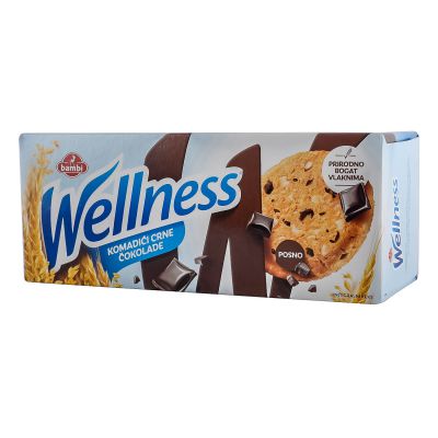 Wellness keks sa komadićima čokolade 210gr